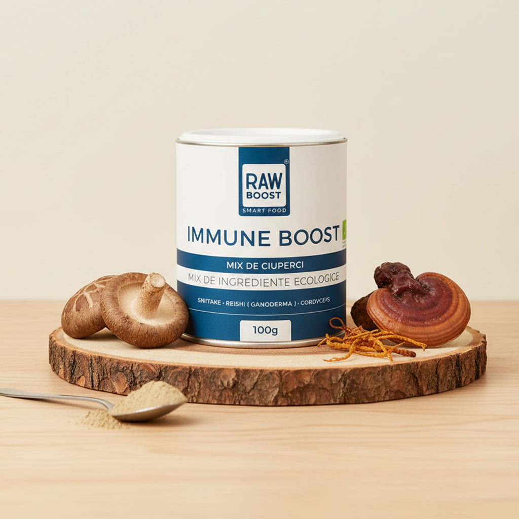 Immune Boost, Mix de ciuperci - echilibrează sistemul imunitar 100g