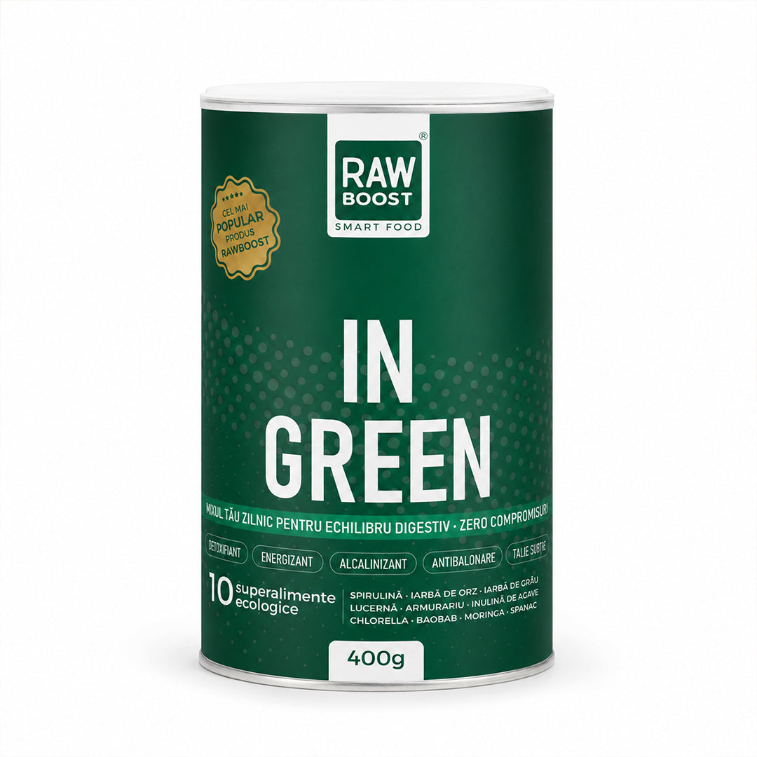 In Green mix verde ecologic anti-balonare, detoxifiant, pentru talie suplă 400g