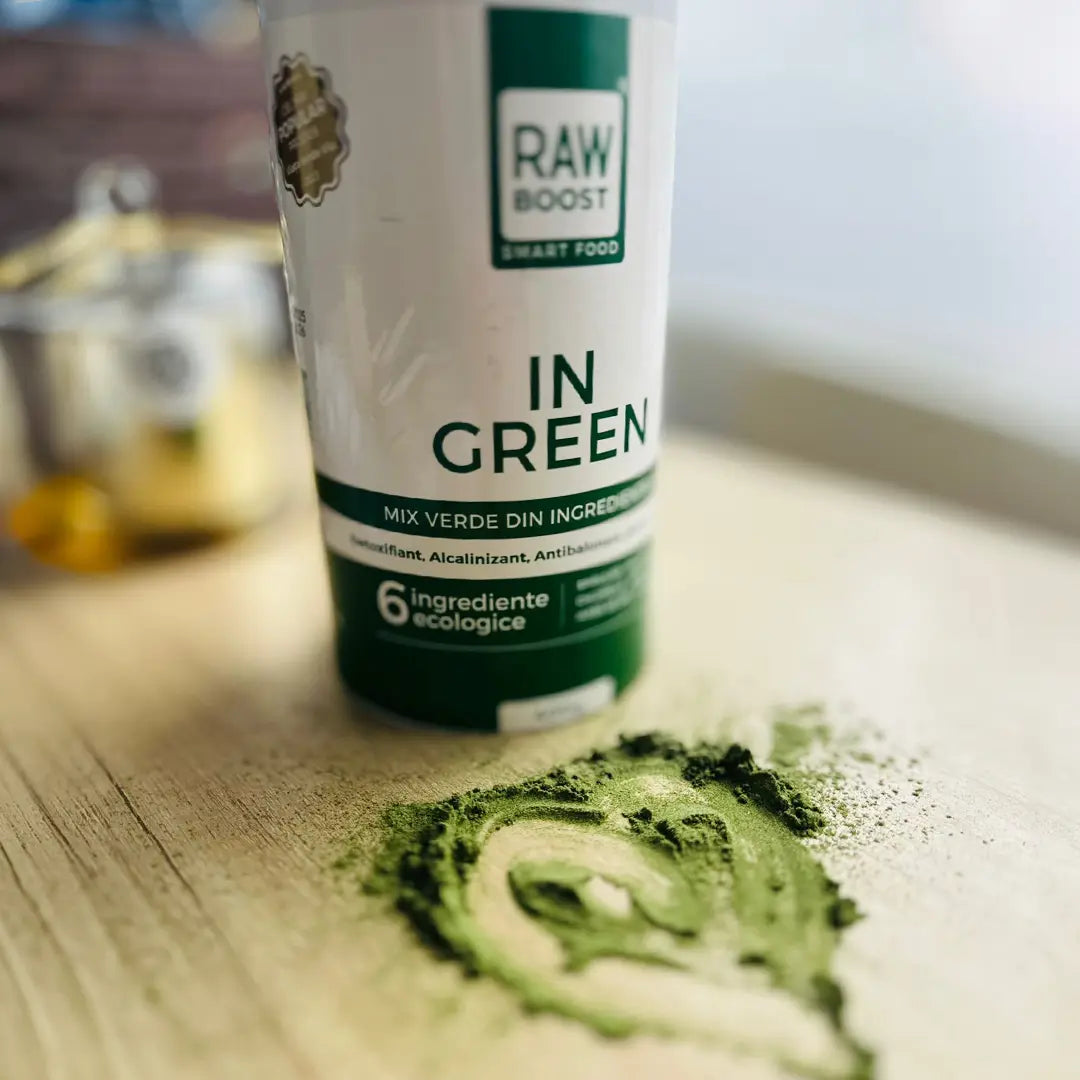 In Green, mix verde ecologic anti-balonare, detoxifiant, pentru talie suplă 200g