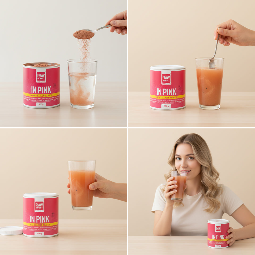 In Pink - Inner Collagen Booster | Stimulează producția naturală de colagen, 300g